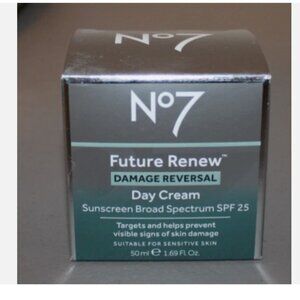No7 Future Renew Damage Reversal Day Cream w SPF 25 50ml 1.69 fl oz Exp 12/25